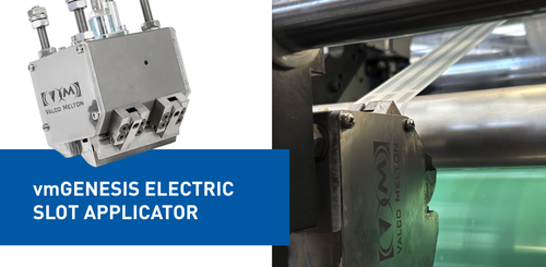 Valco Melton expands vmGenesis platform with slot capabilities, maximizing uptime across hygiene production lines through electric gluing technology