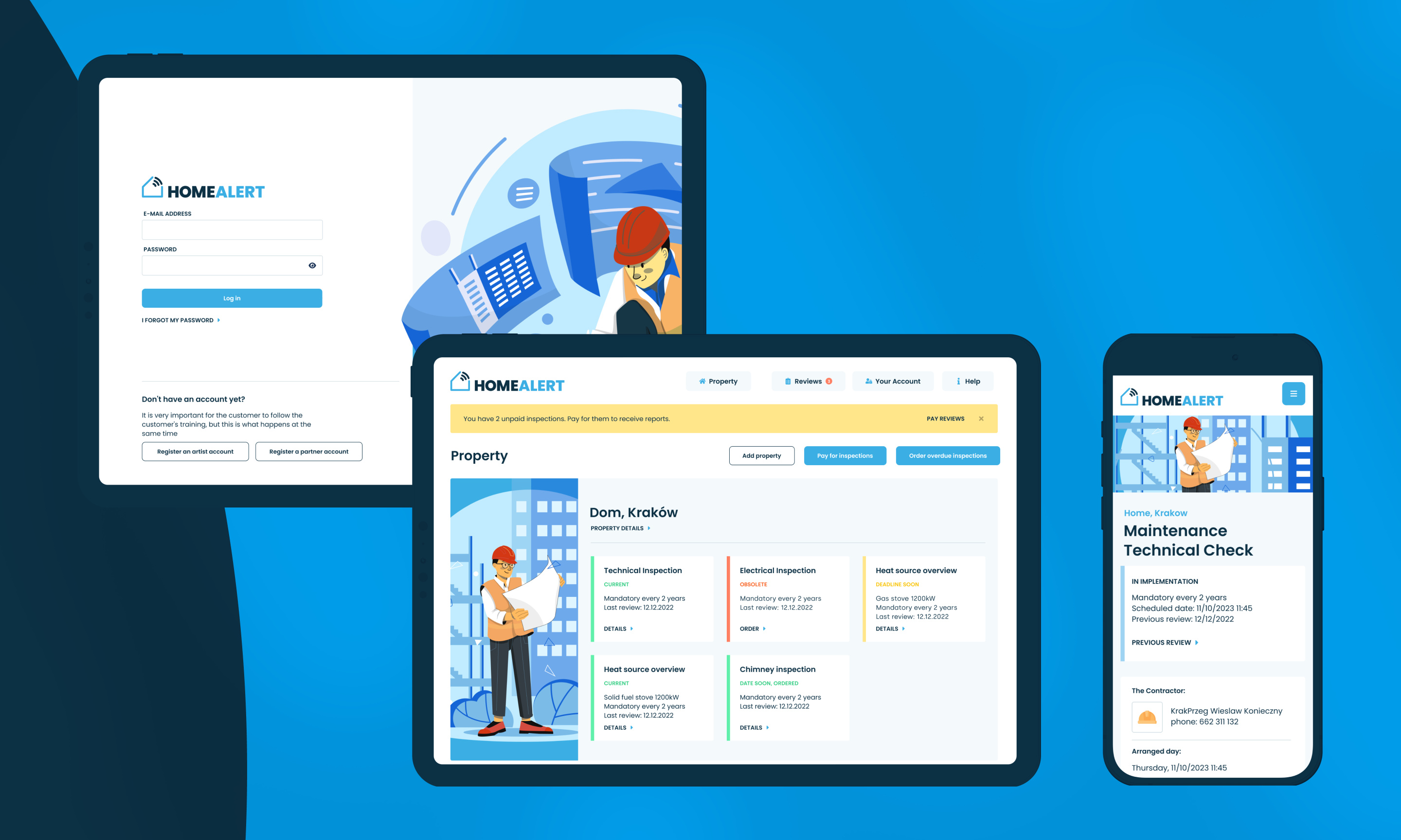 Product Design for home safety B2C app