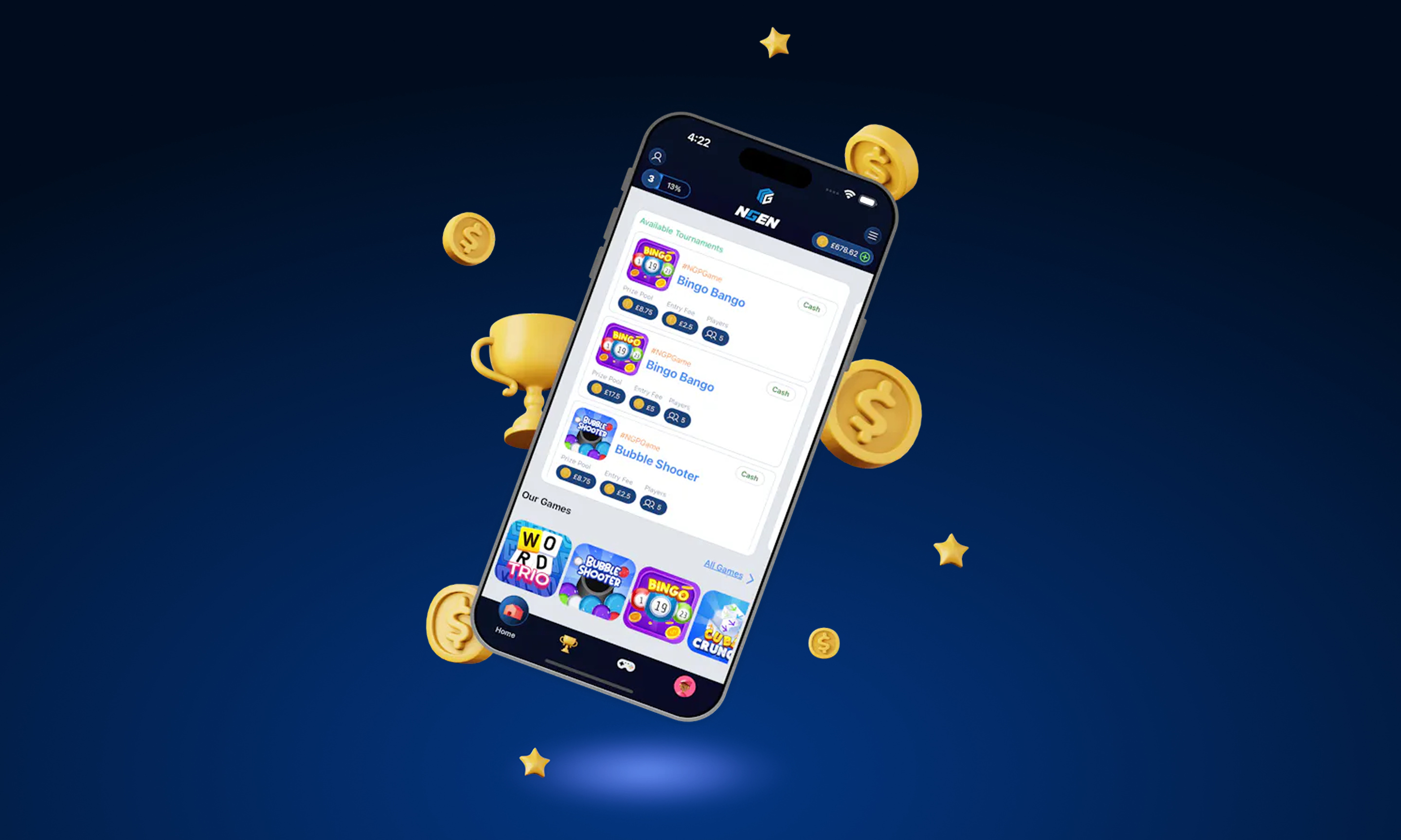 Gaming App Development and Maintenance