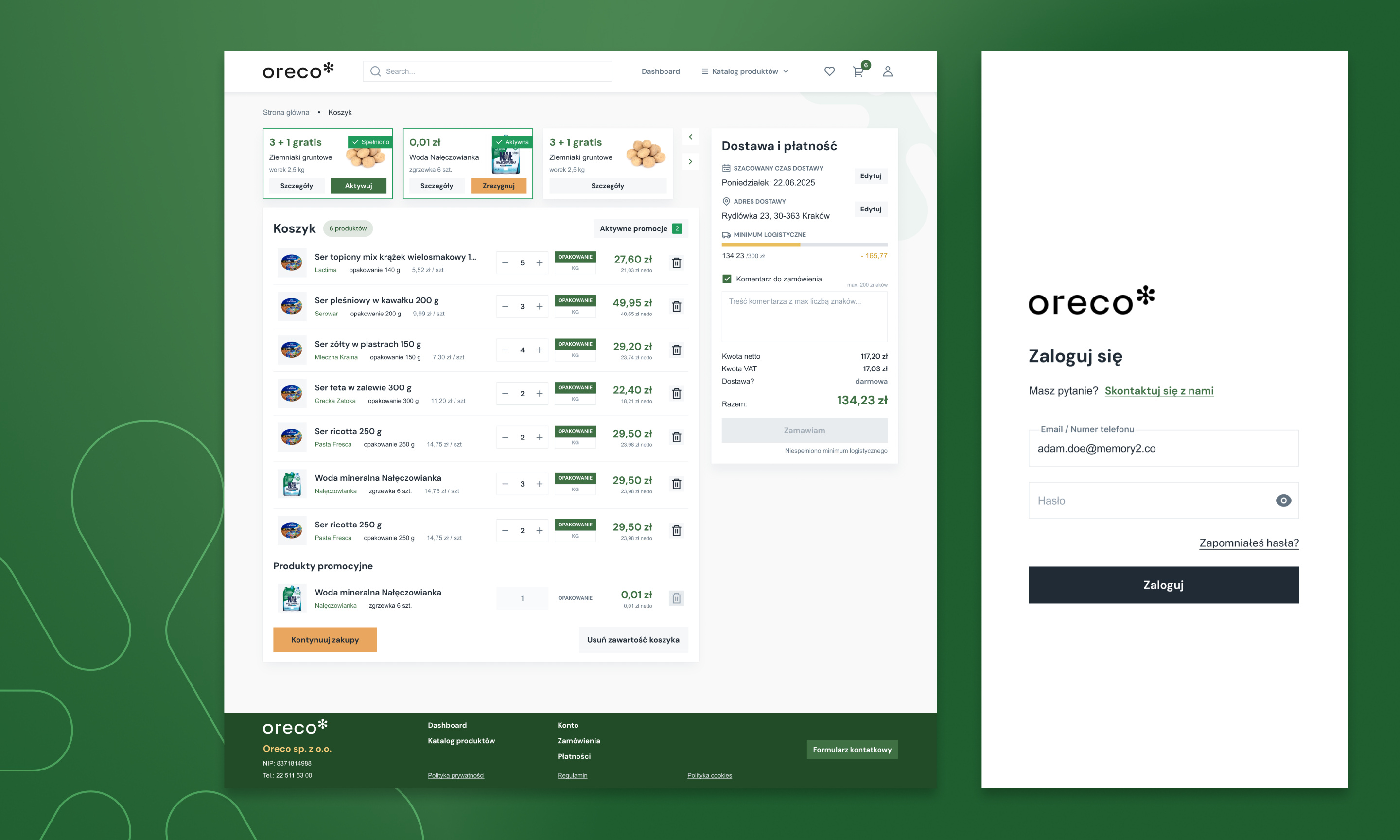 B2B Purchasing Platform  for Food Retail