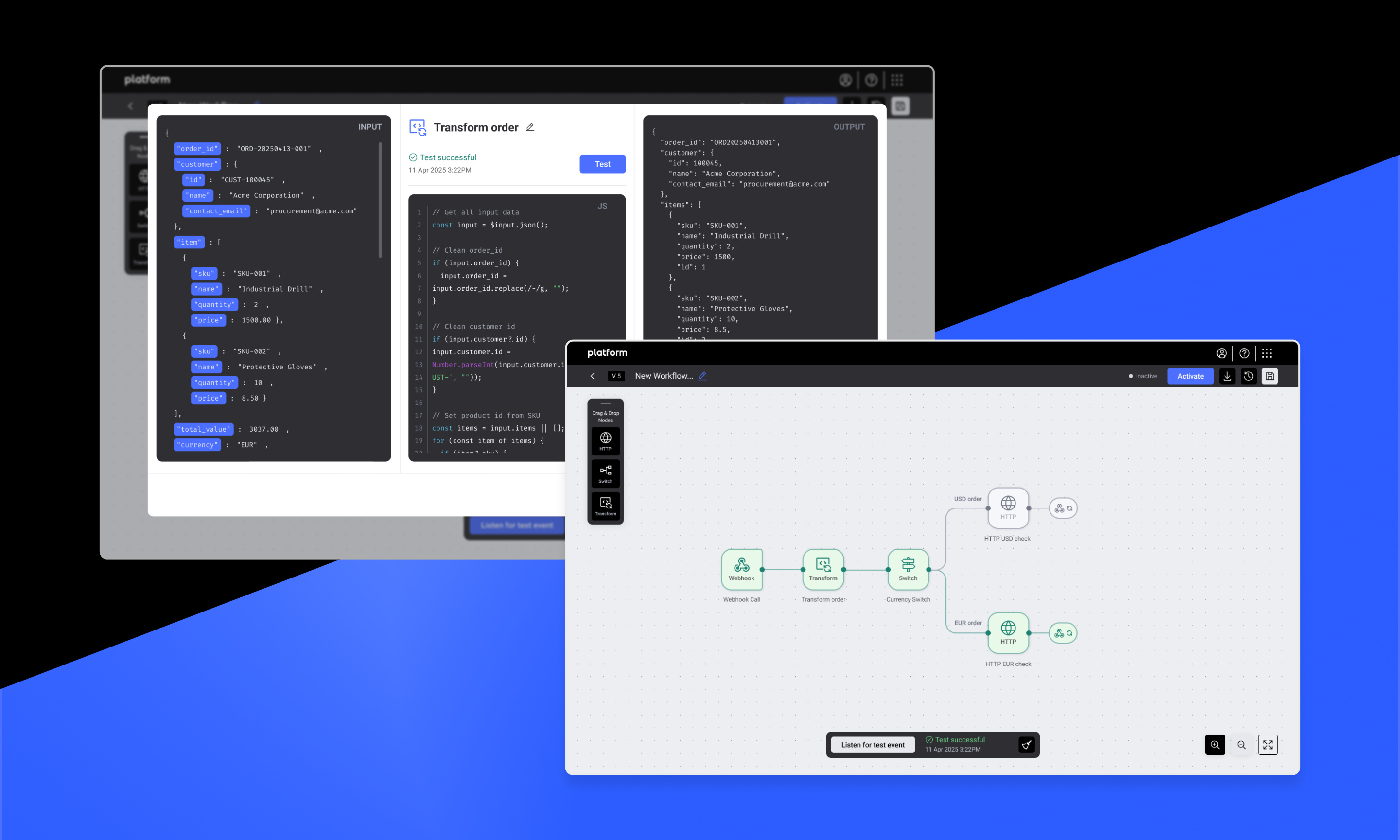 Custom Workflow Builder Design and Development