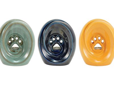 Our Tranquil Paw urns are thoughtfully crafted with beloved pets in mind and come in various colors