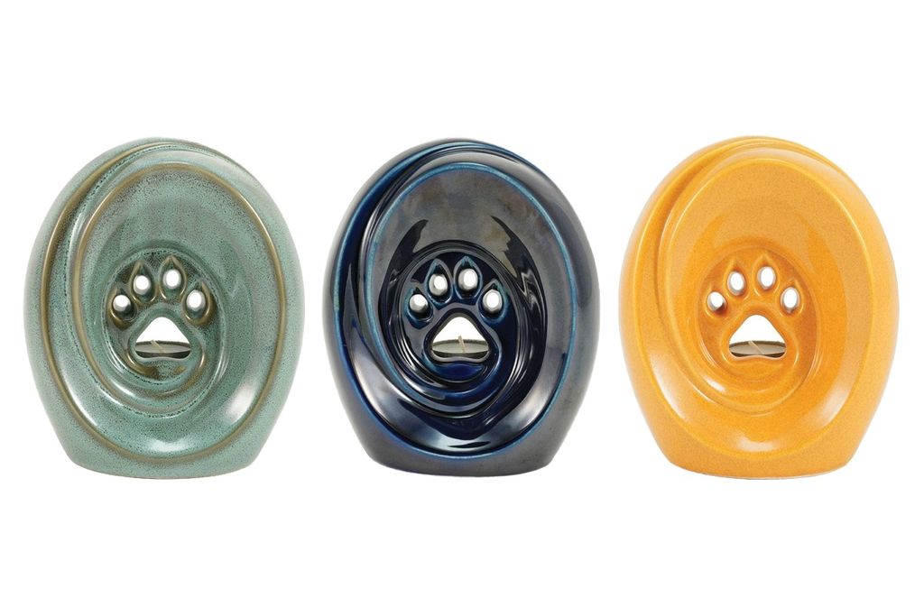 Our Tranquil Paw urns are thoughtfully crafted with beloved pets in mind and come in various colors