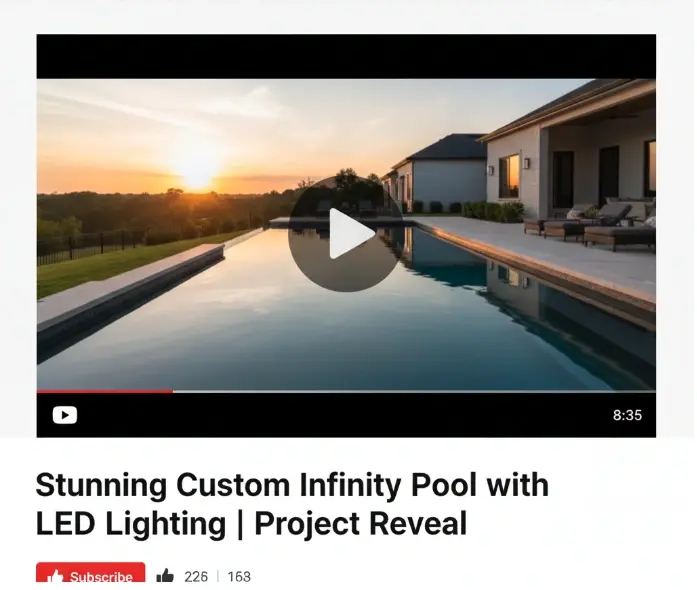Swimming pool build walkthrough in Maryland.