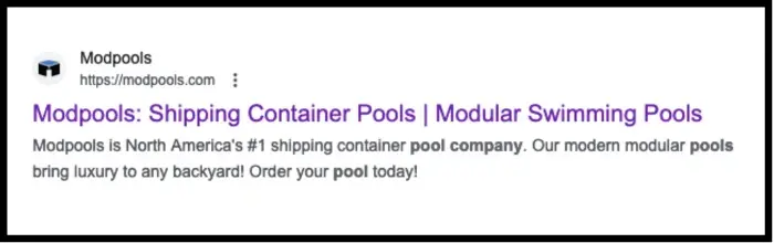 Optimized title tag.
