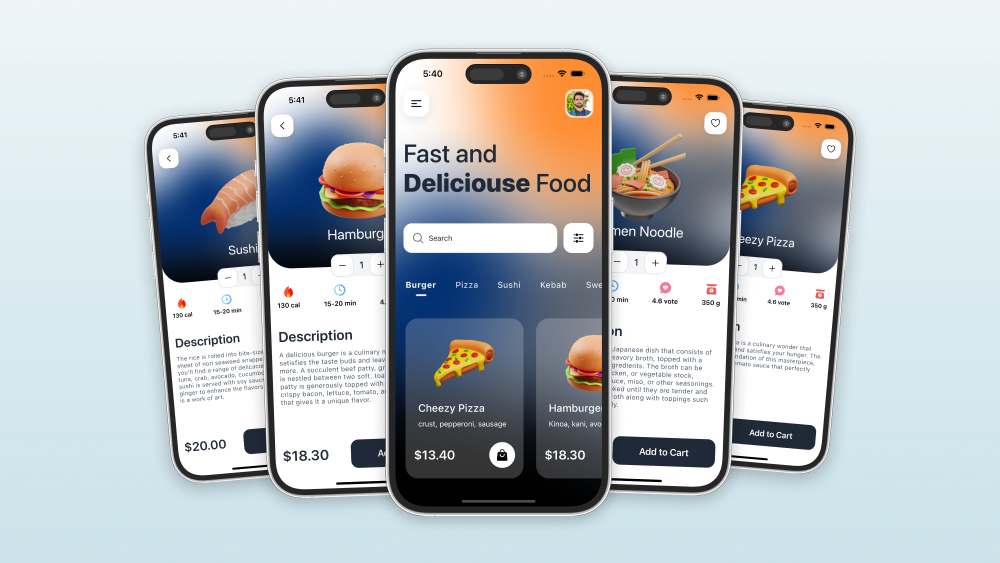 Fast Food App - Code with Nomi