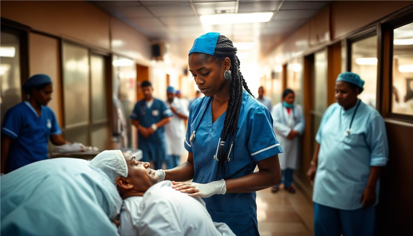 Registered nurse working in India