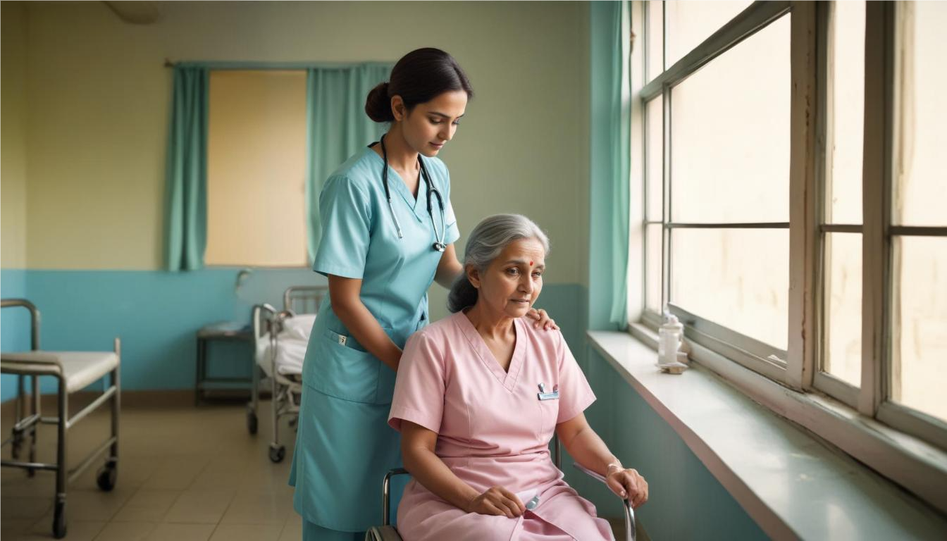 Registered nurse working in India