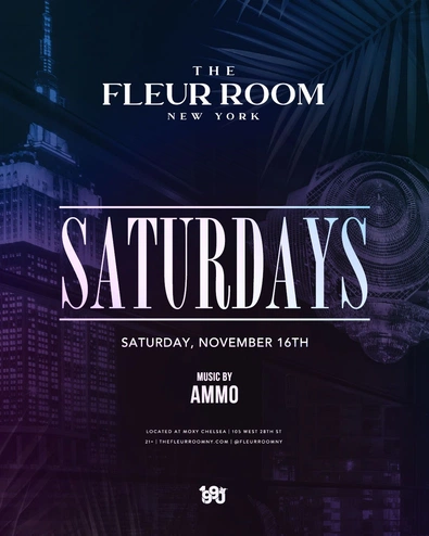 The Fleur Room Saturdays