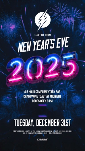 Electric Room NYE