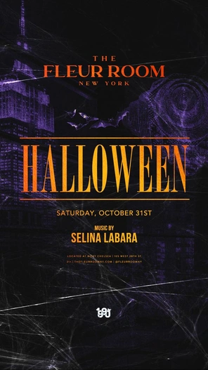 The Fleur Room Saturdays - Halloween Weekend