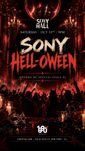 SONY HALL HALLOWEEN NIGHT