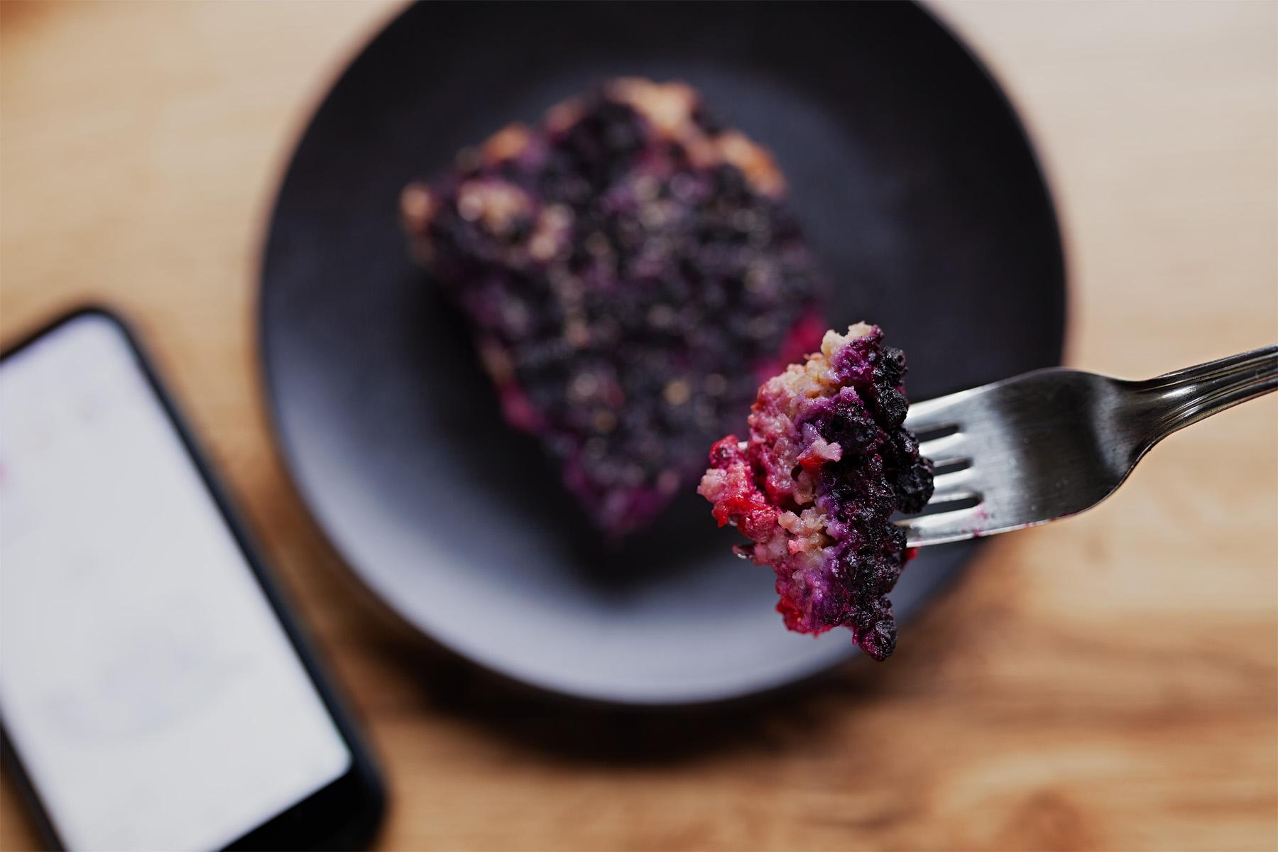 Overhead image of Canyon Ranch Blueberry Oat Bars