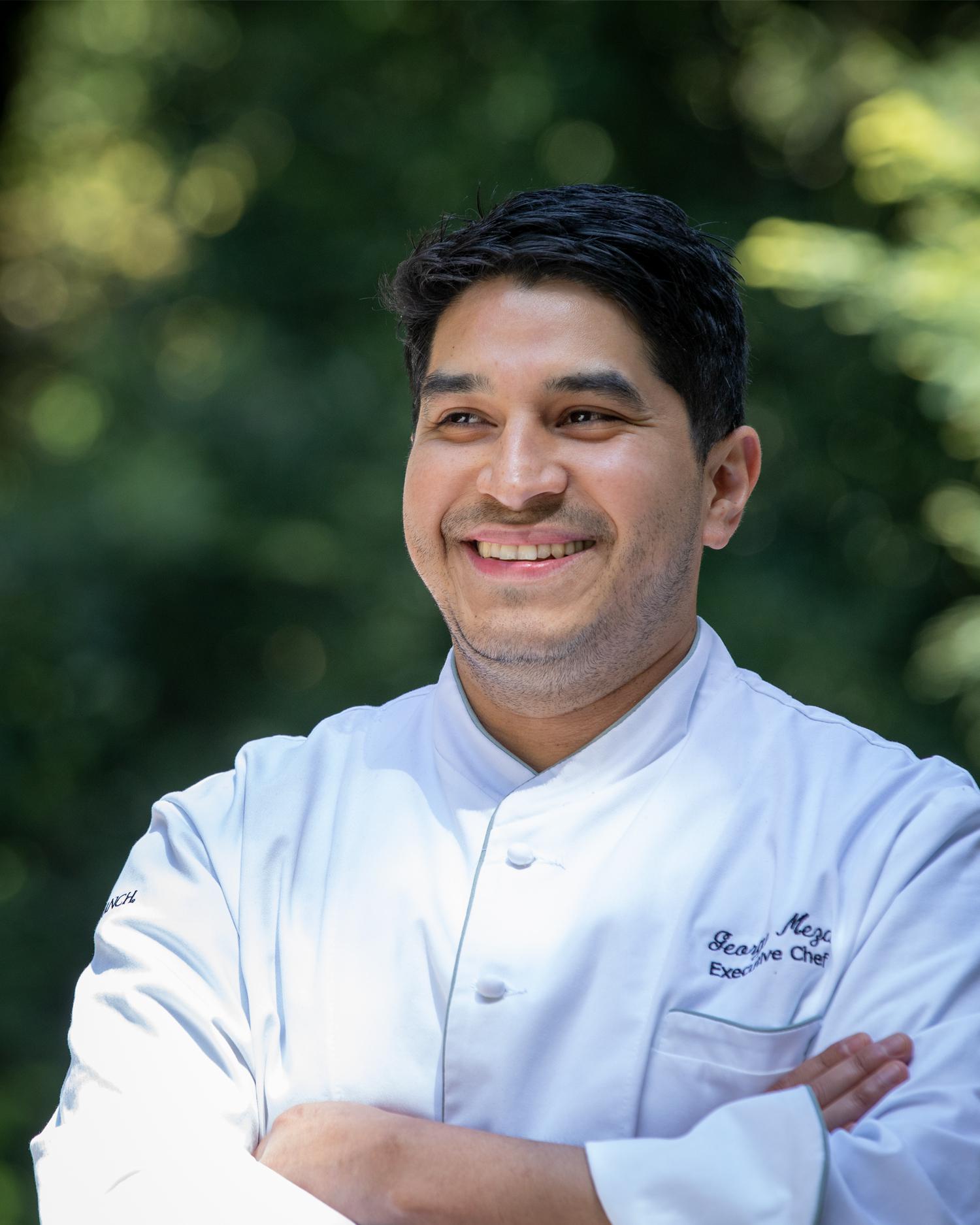 Headshot of George Meza, Executive Chef at Canyon Ranch Woodside.
