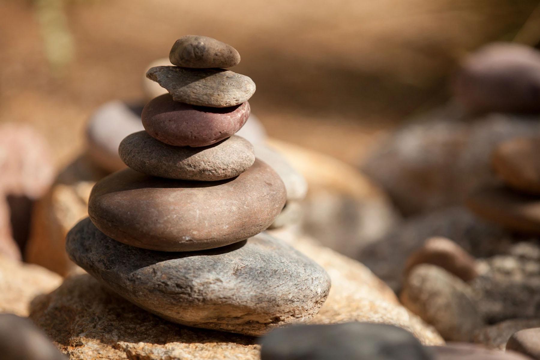 Stack of rocks.