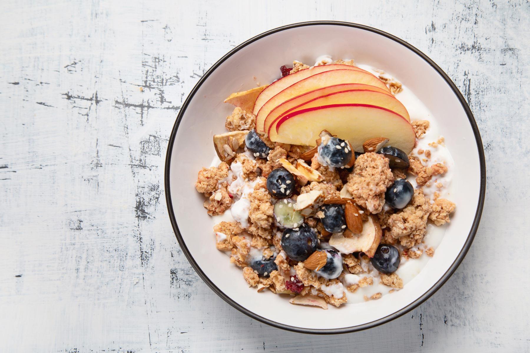 Bowl of muesli.