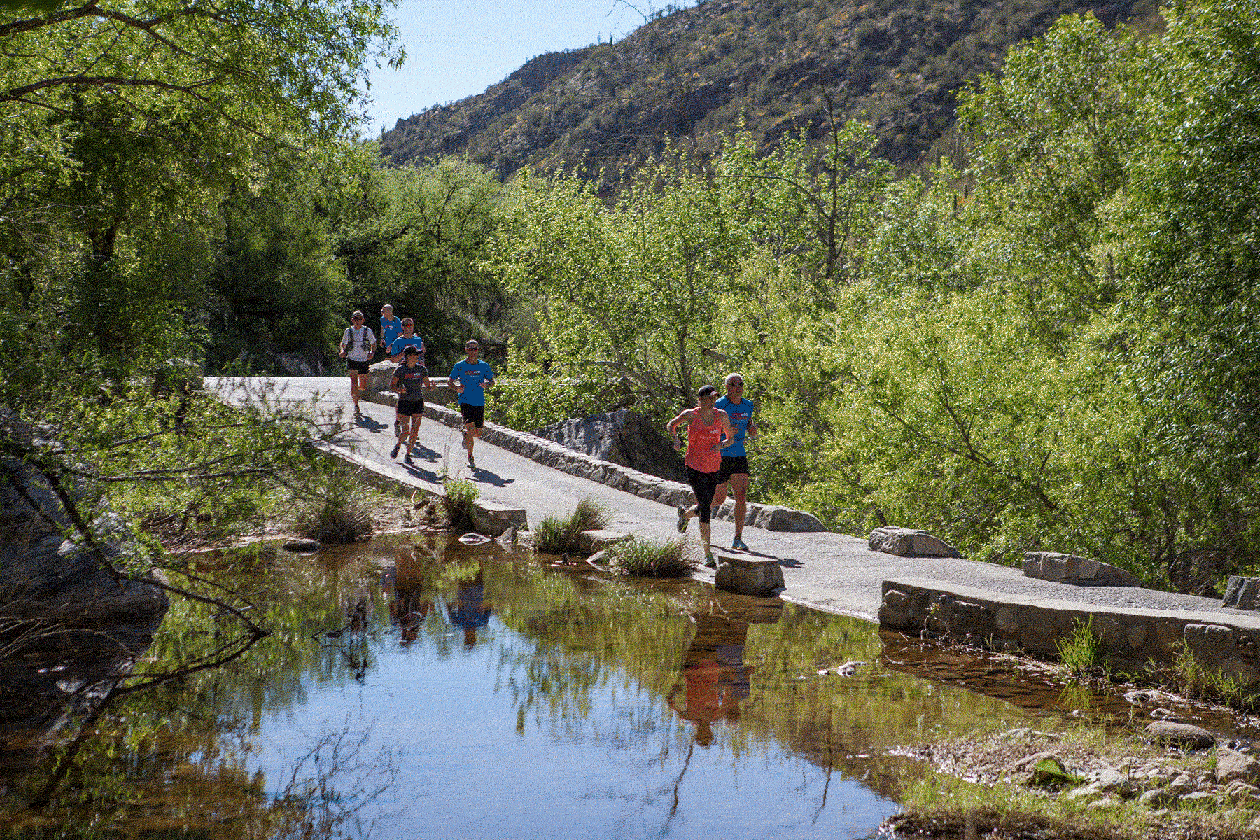 Outdoor sports activities at Canyon Ranch.