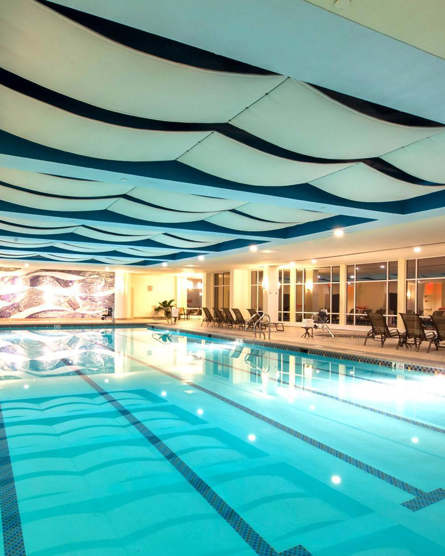 The indoor pool at Canyon Ranch Lenox