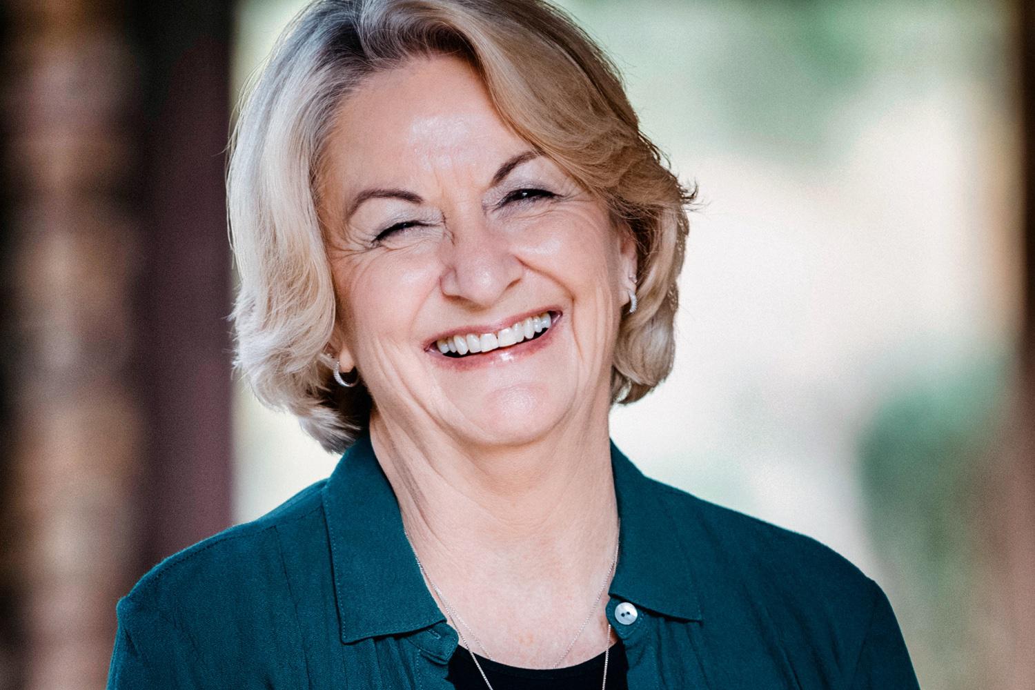 A headshot of Jenny Flora