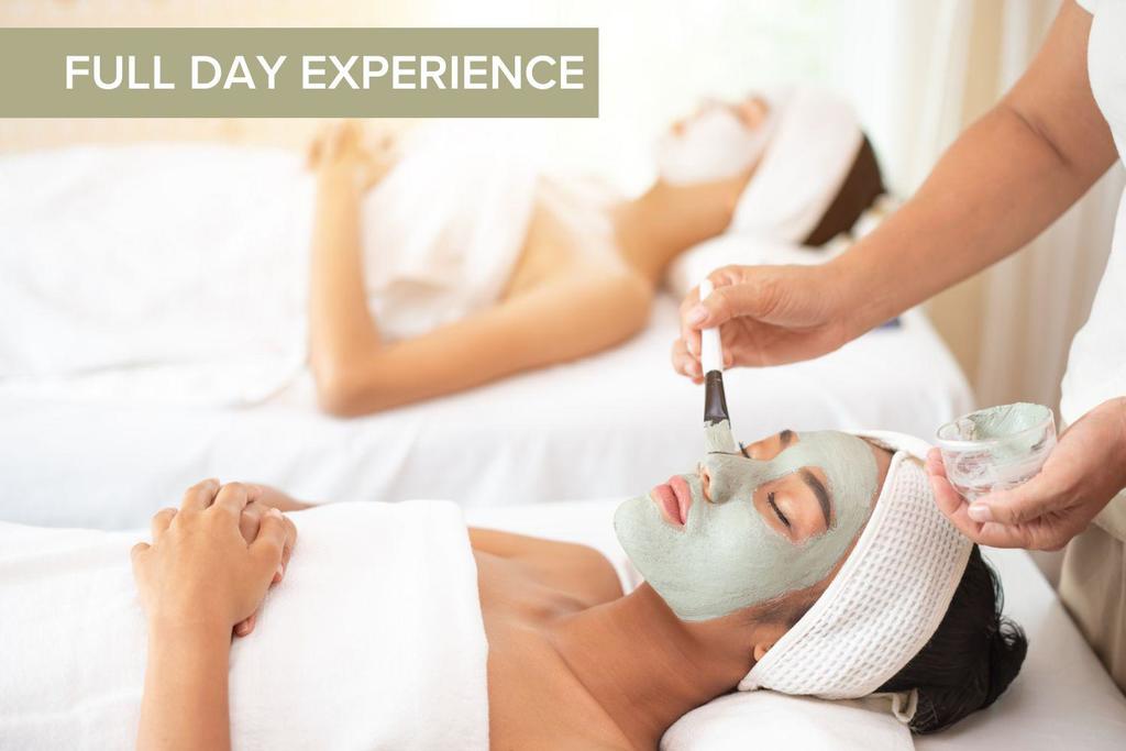 A woman getting a facial at Canyon Ranch Fort Worth Spa