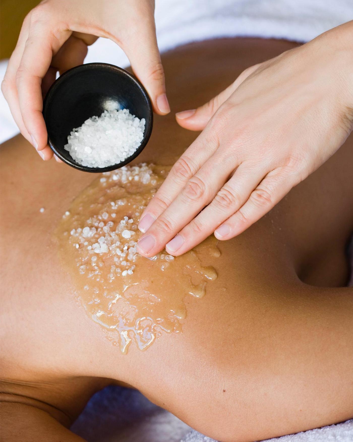 A woman getting a whole body treatment at Canyon Ranch Spa