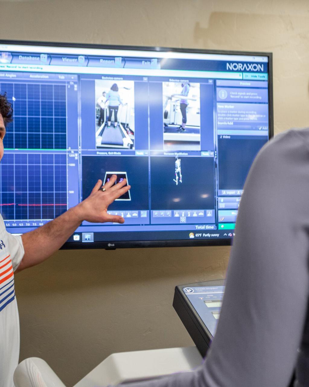 Noraxon Gait Sports Medicine testing at Canyon Ranch Health Spa in Fort Worth