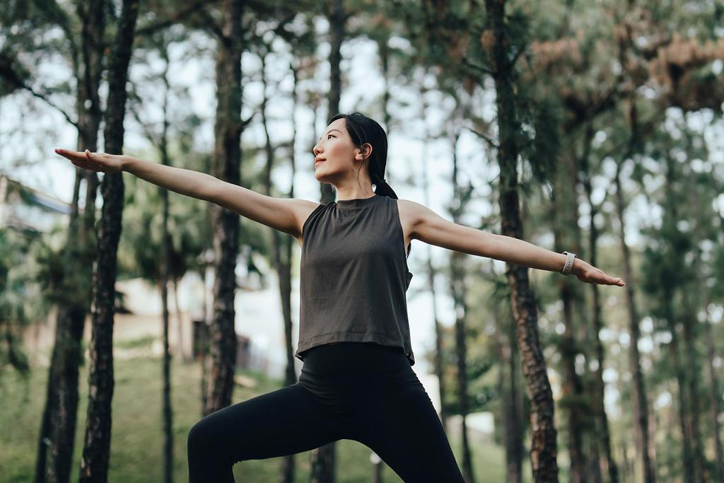 Group yoga class at Canyon Ranch Lenox.