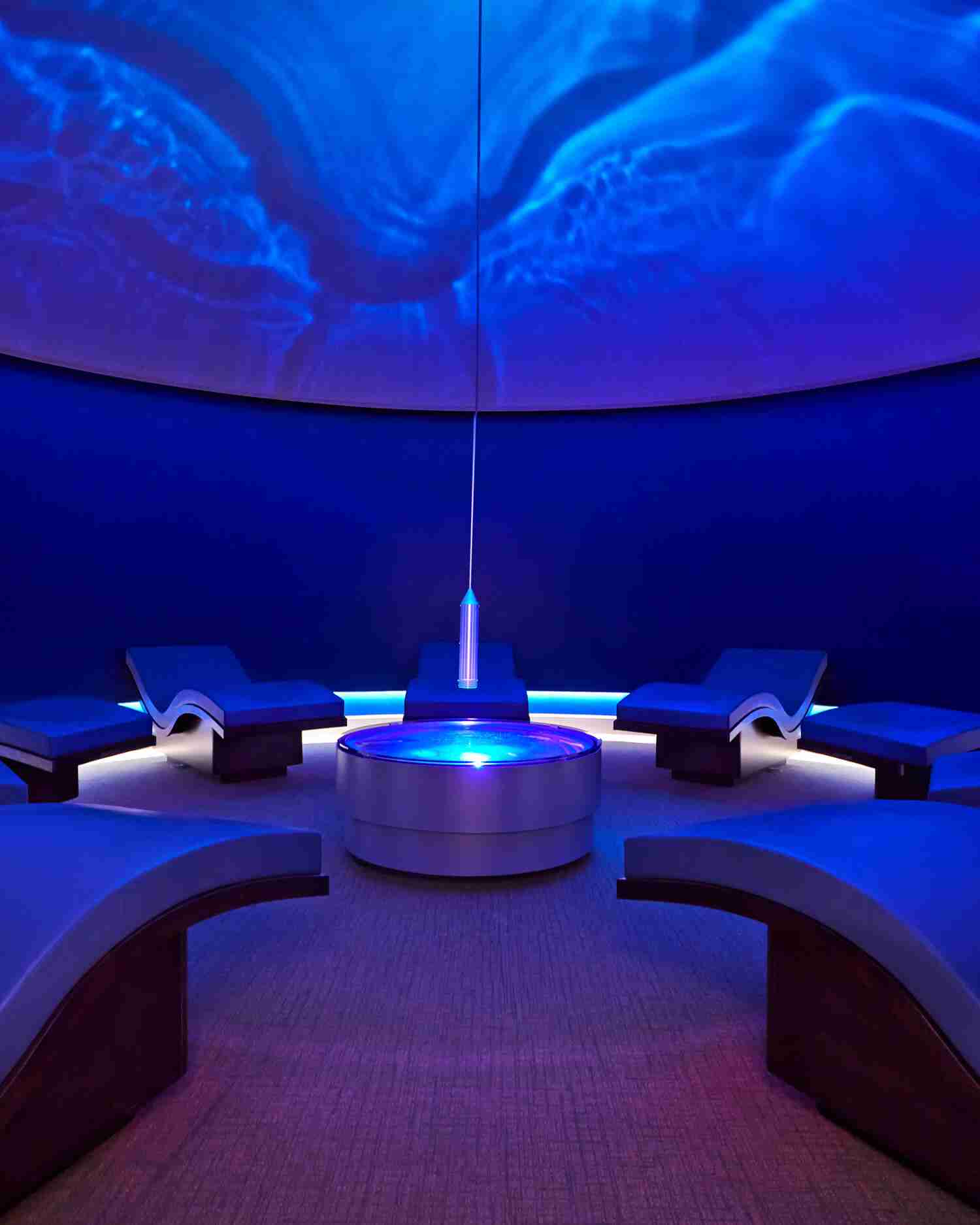 The aquavana room at Canyon Ranch Las Vegas