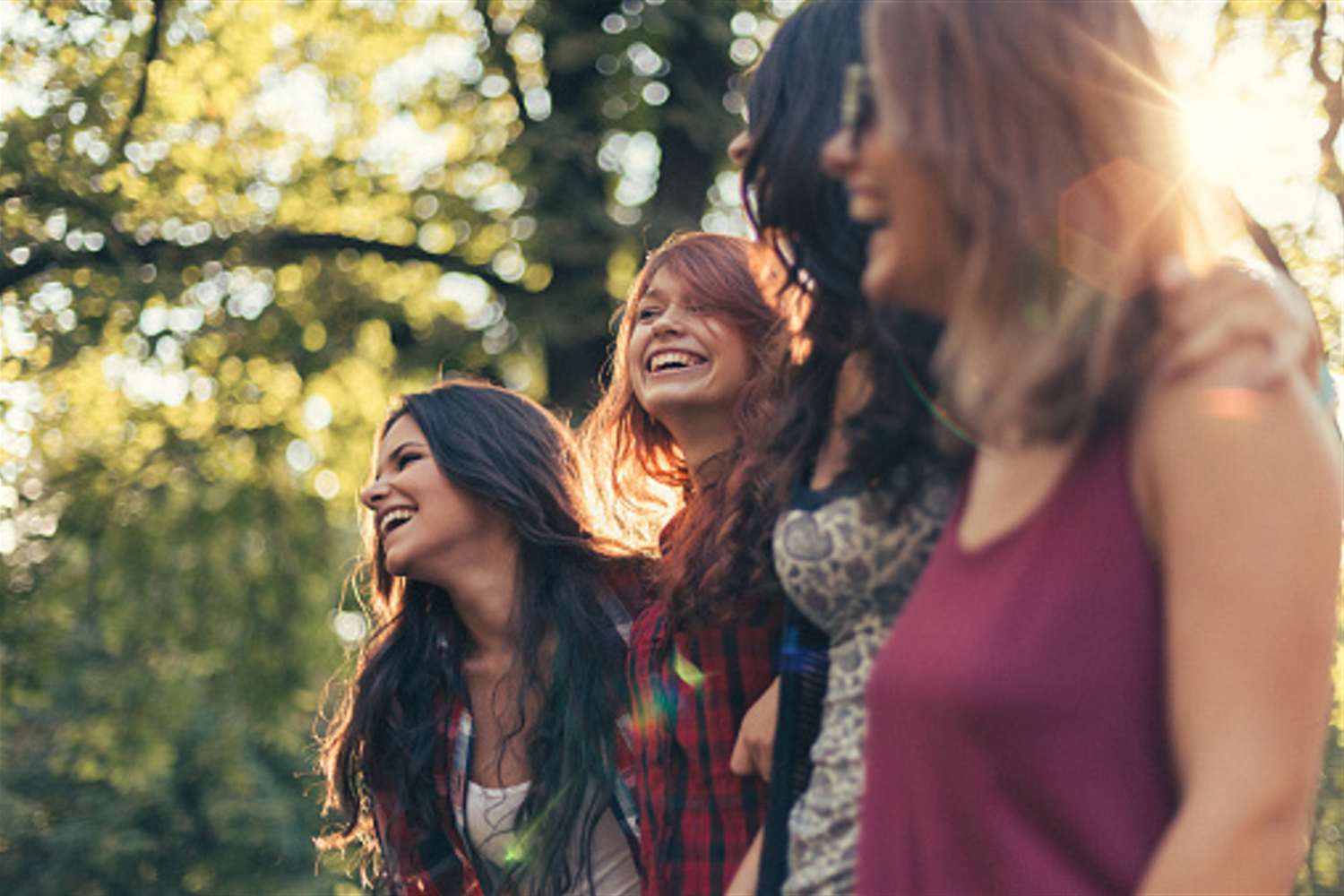 A group of women enjoying a day outdoors
