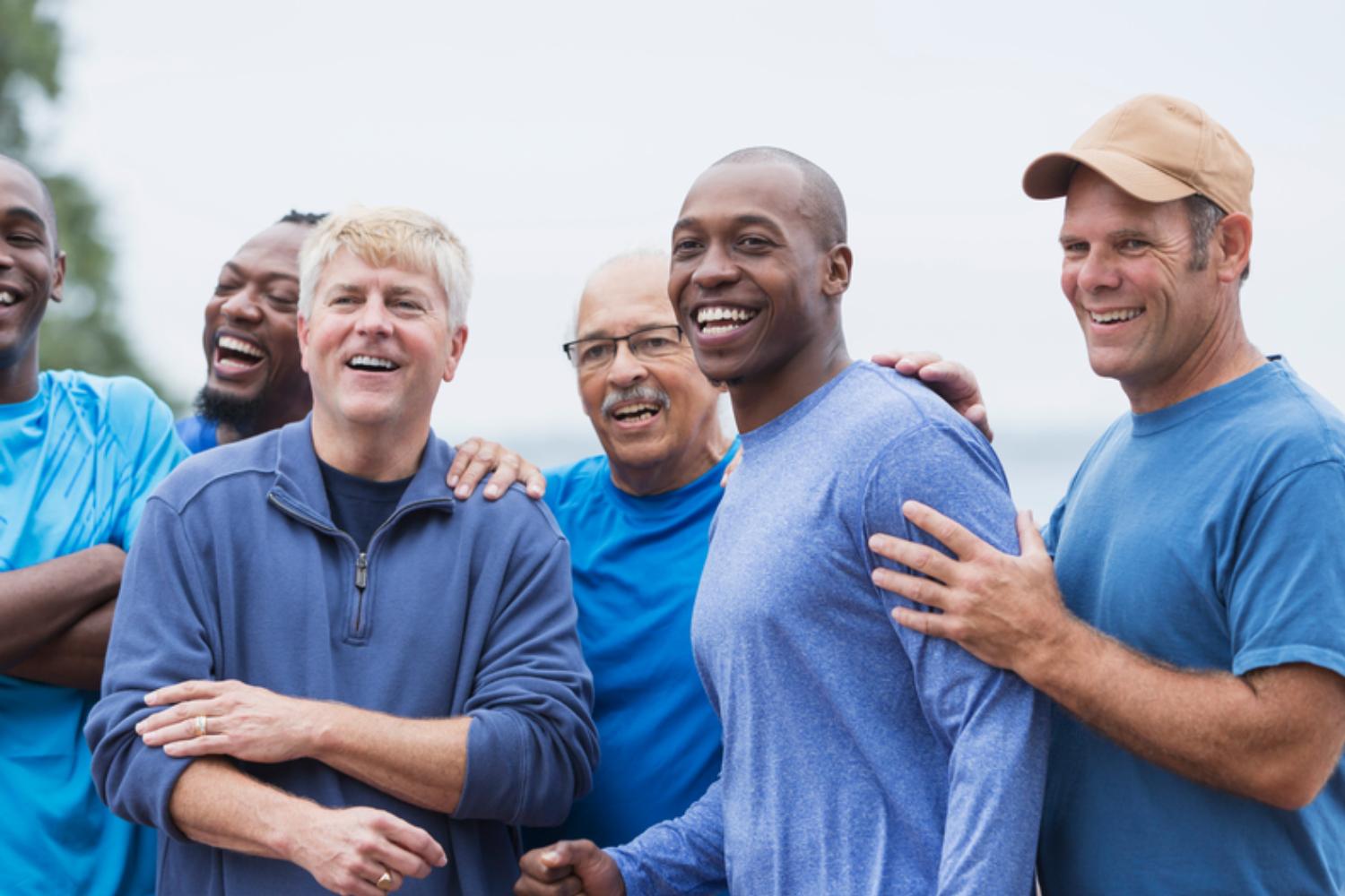A group of men at Canyon Ranch Tucson Health Spa Resort