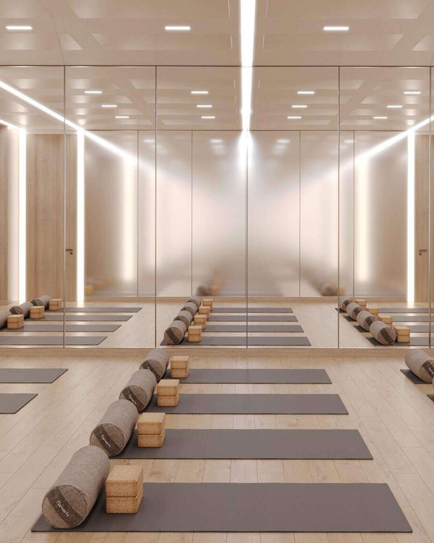 The yoga studio at Canyon Ranch Fort Worth