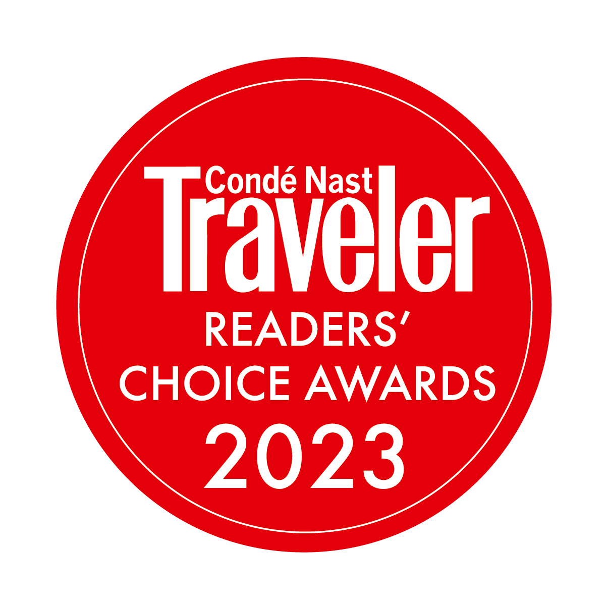 Conde Nast Traveler Award