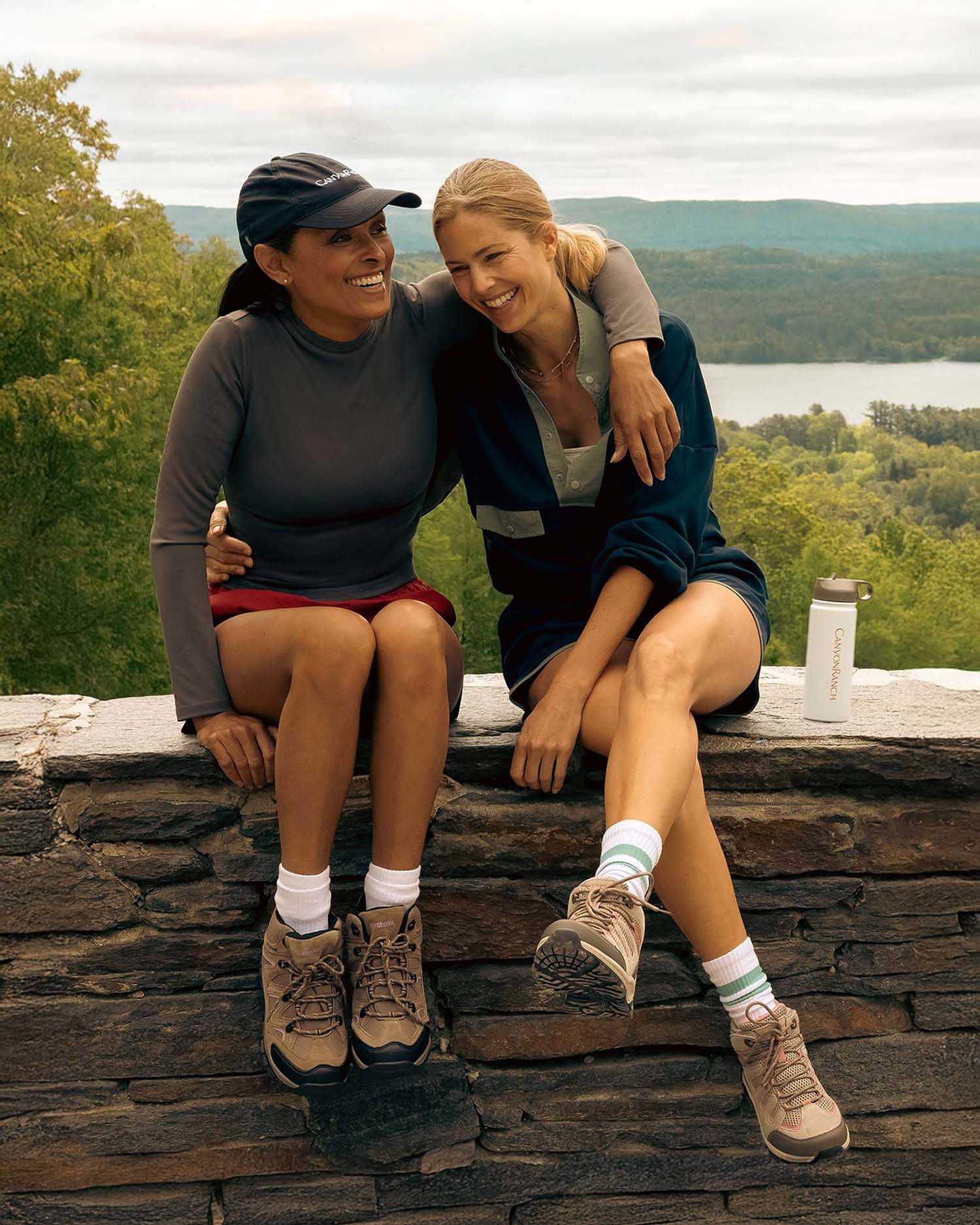 two women on a hike at Canyon Ranch Lenox