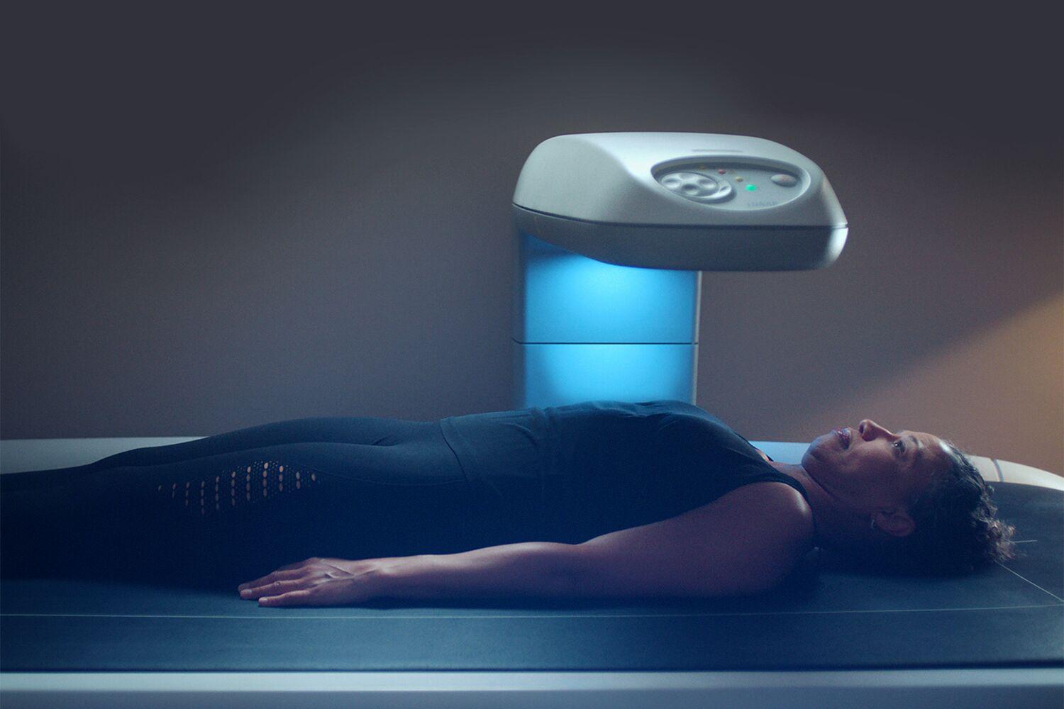 a woman getting a scan at Canyon Ranch Tucson Fitness + Spa Resort