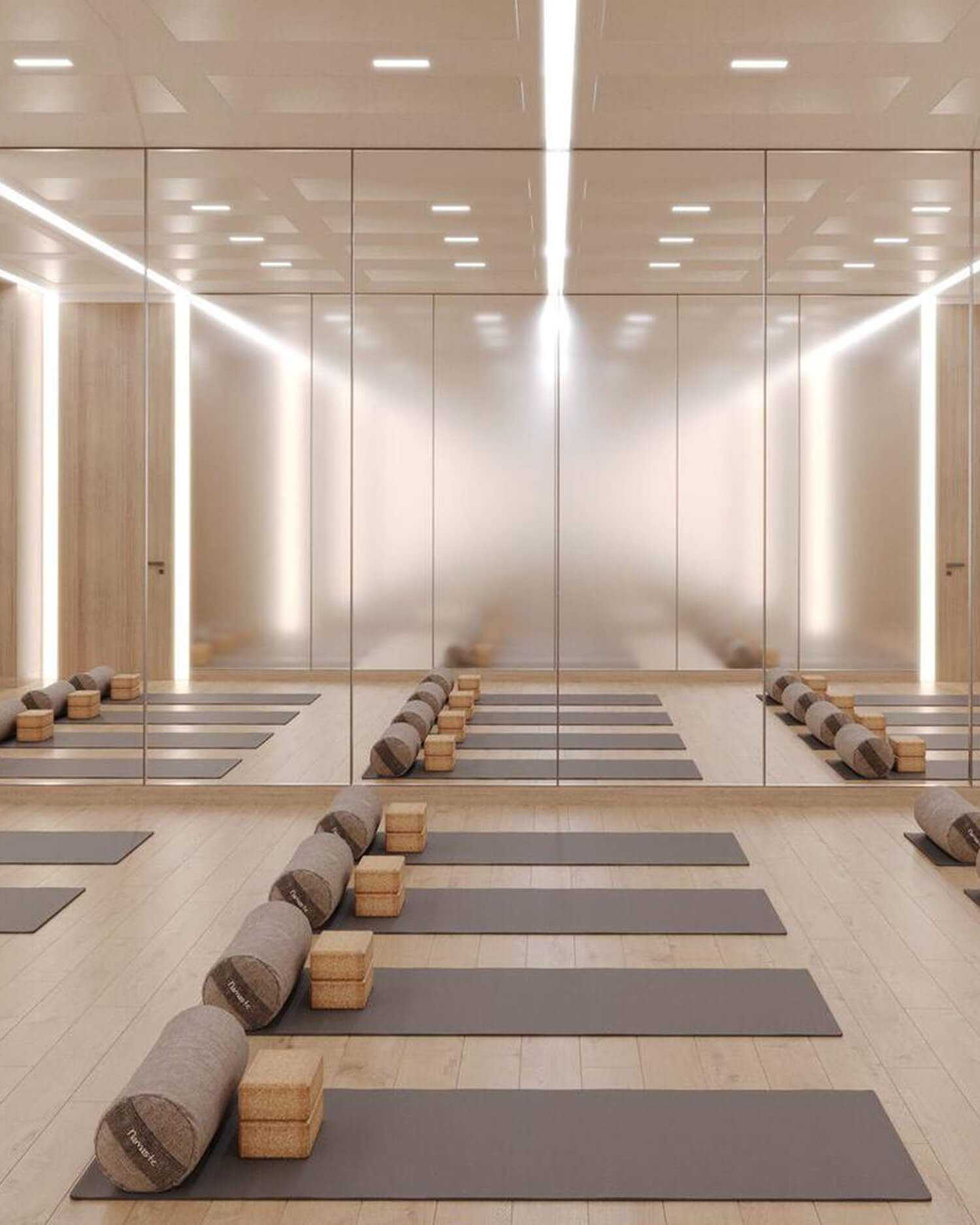 The yoga studio at Canyon Ranch Fort Worth